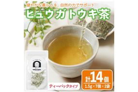 ヒュウガトウキ茶 ティーパック(1.5g×7個×2袋) トウキ茶 お茶 便利 簡単 生薬 ヒュウガトウキ 日本山人参 宮崎県産 国産【SF-04】【SMILE FARM】