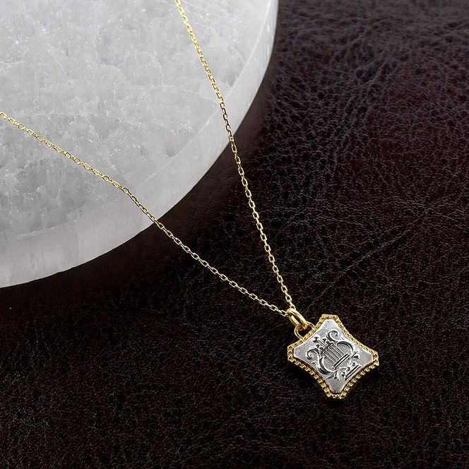 純金 純プラチナ ネックレス レディース ハープ 24k ペンダントトップ ゴールド pt999 プラチナ チェーン K24 金属アレルギー 対応 レリーフ柄 楽器 地金 ジュエリー シンプル 人気 普段 使い 250601mro200nc SWAA353