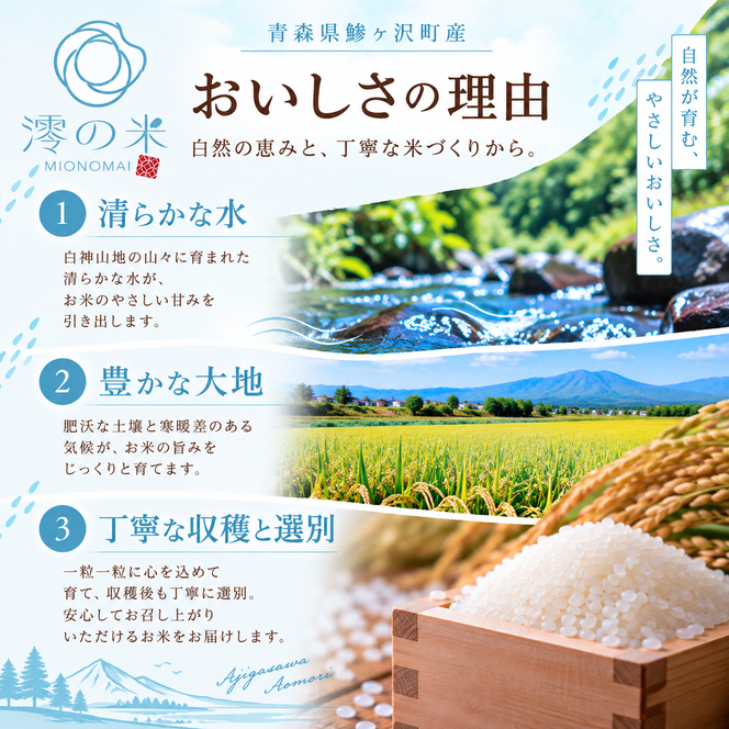 【6回定期便】米 5kg 白米 はれわたり イワモトファーム 青森県産 令和8年産 6ヶ月 定期便 新米 ごはん ご飯 ブランド米 特選米 精米 直送 農家直送 お取り寄せ お米 こめ コメ 白飯 国産 お弁当 もっちり 送料無料