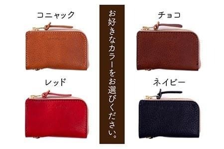 L字 ファスナー の キーケース 《糸島》【LADIES&GENTLEMEN】 革 革製品 [ADK002] オールラウンドに  最適収納出来るキーケース
