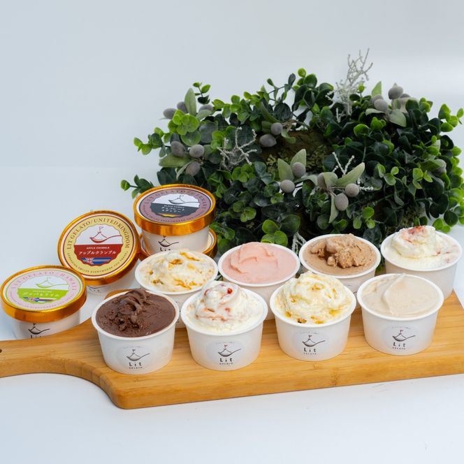 320.Lit GELATO 定番フレーバー 手作りジェラート 12個セット