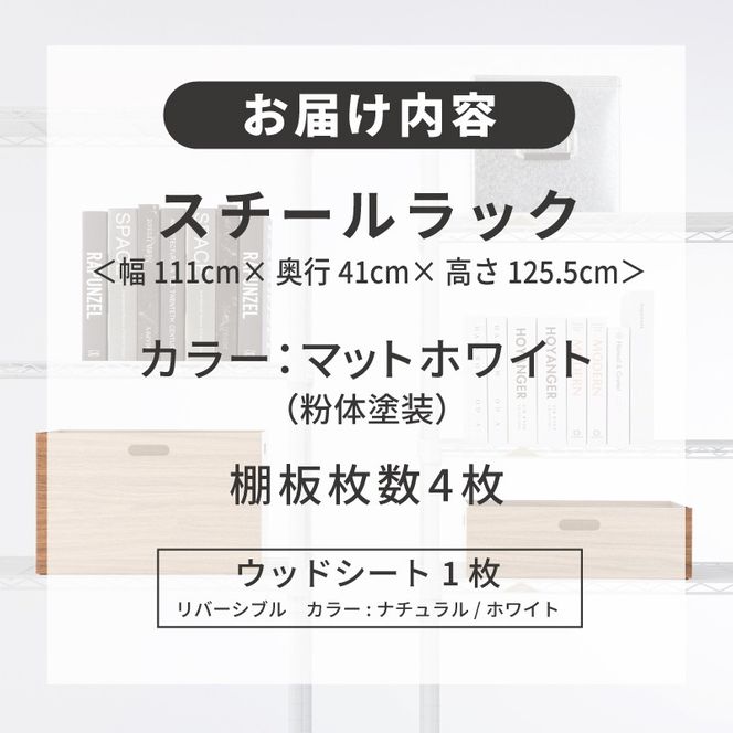 099H4811 泉佐野 × Luminous Selection マットホワイトラック シート付