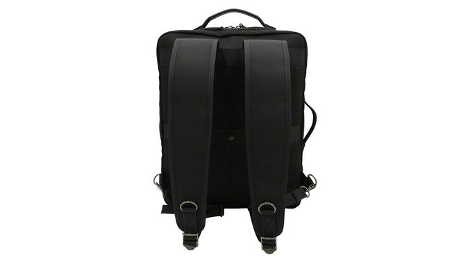 エビータワイド ビジネスリュック ブラック ( No.5027-01 ) / リュック  豊岡 職人手作り B4サイズ対応 大容量 出張 一泊二日 3層構造 仕分け収納 底鋲 ビジネスバッグ 日本製 メンズ バッグ かばん 鞄 木和田株式会社