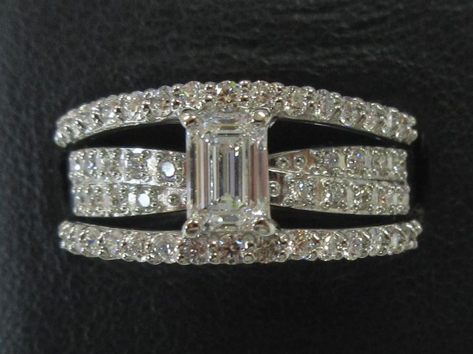 Pt950 Dカラーダイヤリング SWCB004-pt