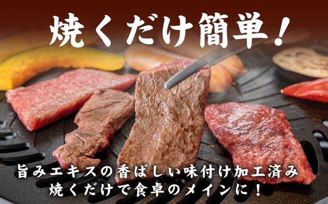 mrz0441 【氷温熟成×極味付け】黒毛和牛 バラ 焼肉用 900g【切り落とし 小分け 300g×3P 焼くだけ 簡単調理 BBQ 牛肉】