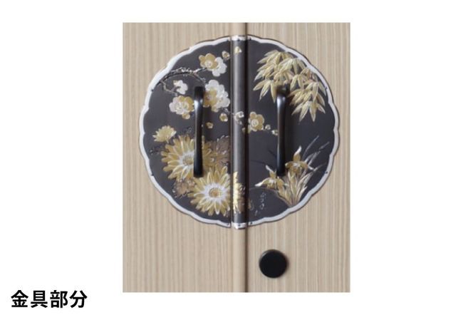 春日部総桐胴厚衣装箪笥（上下開12枚お盆）【埼玉県　春日部市　伝統工芸　収納　家具　桐たんす　タンス　盆タイプ　着物】（AQ011）