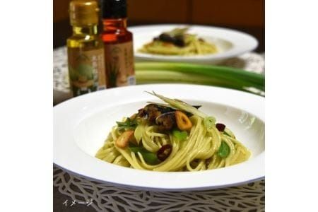 ねぎ油＆糸島葱香パスタお試しセット ≪糸島市≫【Carna】[ALA017] ネギ油 ラー油 オイル パスタ 乾麺 セット ねぎ ペペロンチーノ