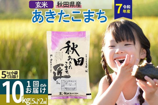 【玄米】＜令和7年産＞ 秋田県産 あきたこまち 10kg (5kg×2袋) 10キロ お米 匠 [サンファーム西木 玄米 あきたこまち ごはん 米 お米]|02_snk-020601s