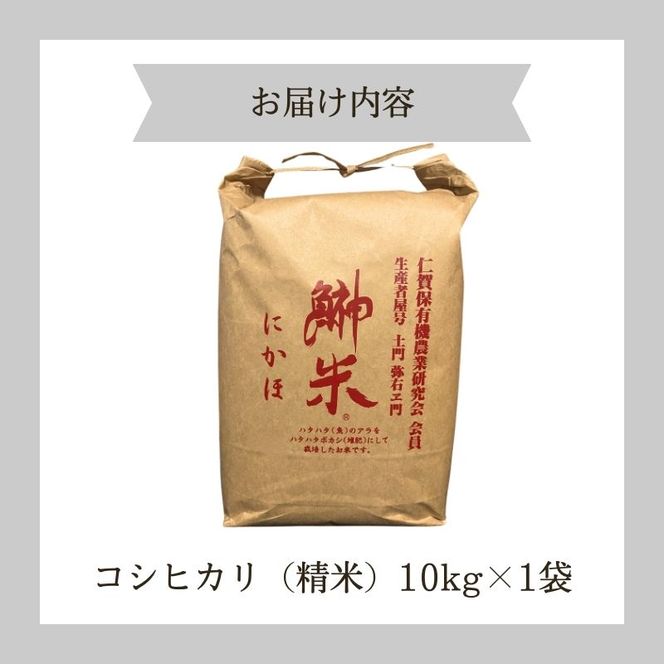 令和7年産11月から発送 特別栽培米 鰰米 コシヒカリ にかほ 精米 10kg