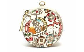 【文庫屋大関】マカロンポーチ ソーイング【皮革工芸品】 ポーチ ミニポーチ 小物入れ アクセサリー入れ イヤホン入れ 収納 保管ケース 手のひらサイズ  本革 革 皮革 工芸品 工芸 雑貨 ギフト プレゼント 日本製 東京