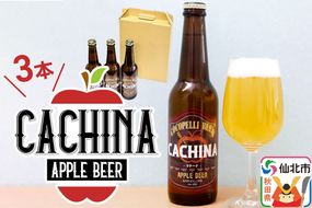 りんごビールCACHINA 330ml 3本セット|02_azg-010301