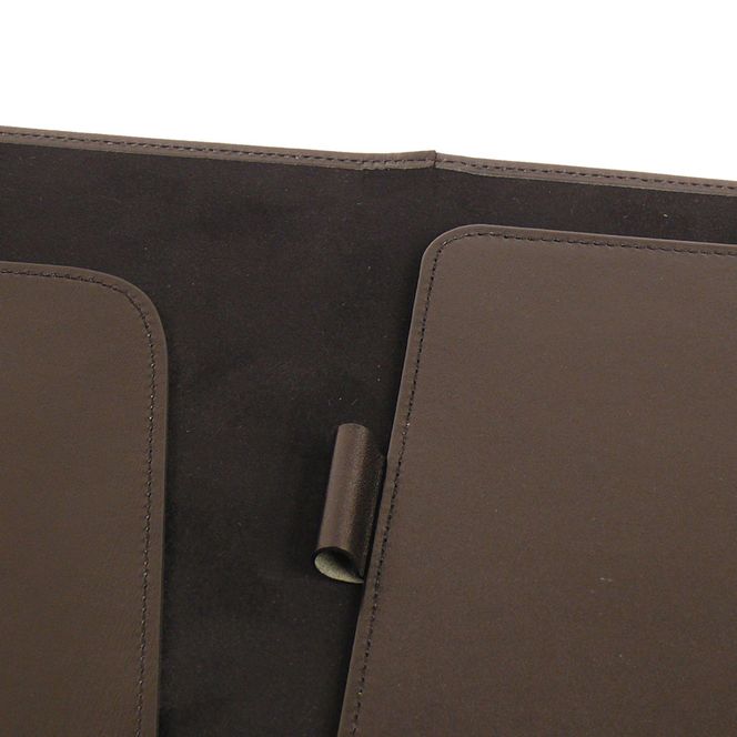 【革製レポートホルダー・Ａ４サイズ】（ブラック）