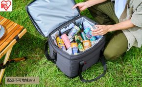 クーラーボックス HUGEL エアロゲルソフトクーラーボックス AGSC-40C チャコールグレー 40L エアロゲル アイリスオーヤマ  保冷バッグ 小型 大型 保冷力 部活 ソフトクーラーボックス アウトドア クーラーバッグ スポーツ キャンプ
