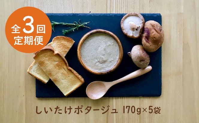 竹下牧場 takeshita farm【定期便3ヶ月】しいたけポタージュセット 計850g【24022】