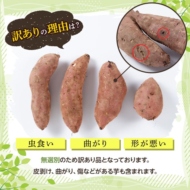 訳あり！数量限定！熟成芋「南国蜜芋」(規格外サイズ・5kg) 訳あり 国産 お芋 野菜 デザート 焼芋 焼き芋 焼きいも イモ 紅はるか 大学芋 訳アリ 詰め合わせ【うとさんち】akn067-23