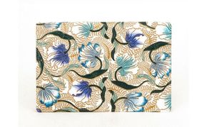 【文庫屋大関】パーソナルホルダー　ノースガーデン＜ターコイズ＞【皮革工芸品】 民芸品 雑貨 日用品 文房具 革小物 牛革 ファイル ケース 