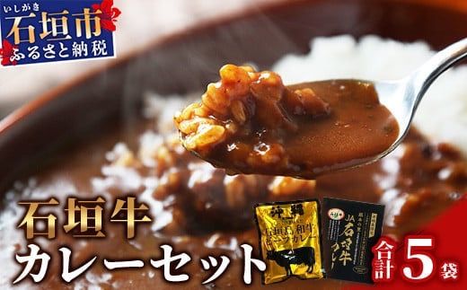 【ご当地ビーフカレー食べ比べセット】JA石垣牛カレー200g×2箱＆石垣島和牛ビーフカレー 160g×3袋【合計880g】お土産にも大人気のご当地カレー【レトルトで簡単・便利】KB-5