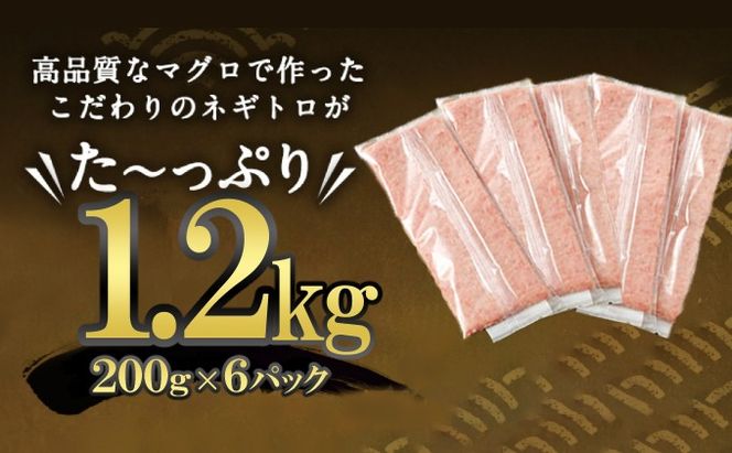 まぐろ ランキング１位！ ネギトロ (まぐろたたき) 1.2kg (200g×6パック) 訳あり ねぎとろ まぐろ マグロ まぐろたたき ねぎとろ丼 高品質 魚 高豊丸 高品質 まぐろのたたき 小分け 魚 魚介 鮪 寿司 すし 海鮮 おかず 海鮮丼 手巻き寿司 冷凍 10000円 故郷納税 送料無料 室戸 ngt tk003!