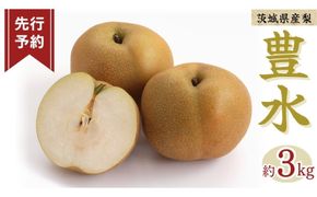 《 先行予約 》豊水 6～12玉 (約3kg ) 【 2026年8月下旬発送開始】 フルーツ 果物 なし ナシ 旬 新鮮 旬 期間限定 甘い 国産