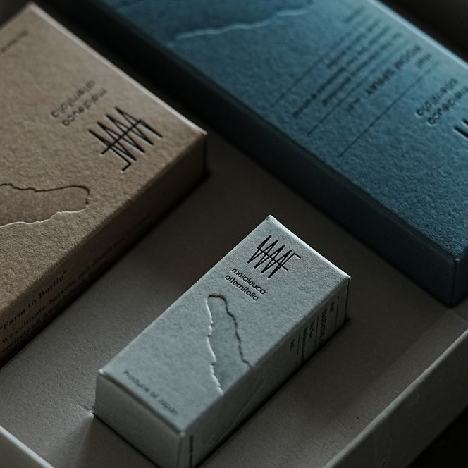 BOX SET (maf essential oil tea tree + maf cold process soap MA + maf room spray No.01)