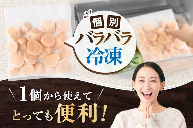 北海道産 ホタテ貝柱お料理用訳ありフレークB品 1.5kg（500g×3）【YC0003YH0】