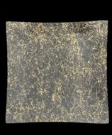 波スクエアプレート L 乱糸(マット仕上げ)漆黒［NF125］ 303446_CU90038VC04