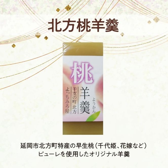 【のべおか道の駅】羊羹セット N009-YA0448