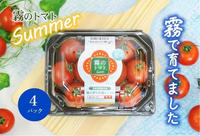 【霧で育てた濃厚な味】霧のトマトSummer 200ｇ×4パック（06-51）