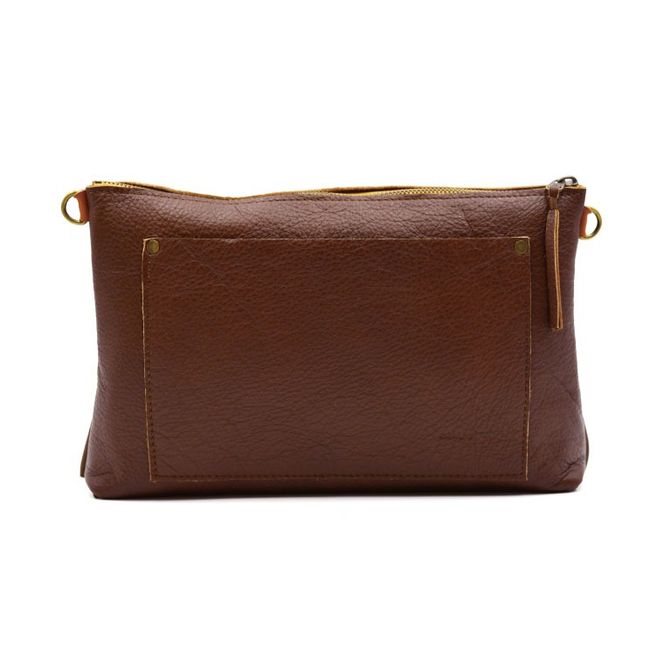 益子の革工房maharoのショルダーポーチ（L）キャメルブラウン｜栃木県 益子町 ふるさと納税 ショルダーポーチ 牛革 手作り (AX107-1)