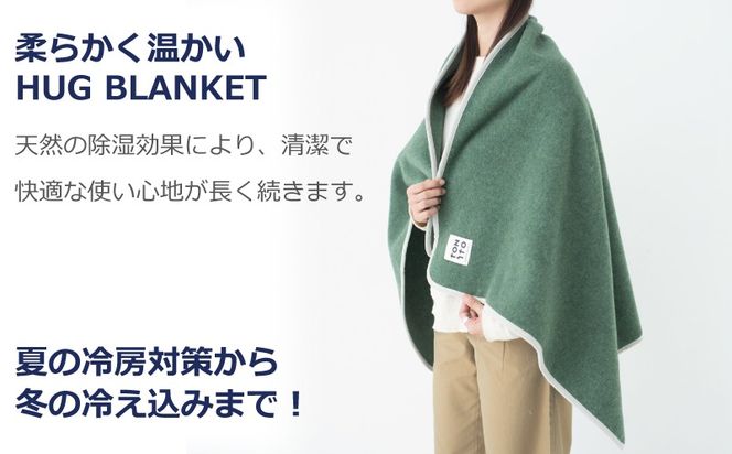 099H3522 HUG BLANKET 約75×130cm [sand beige] リサイクルブランケット