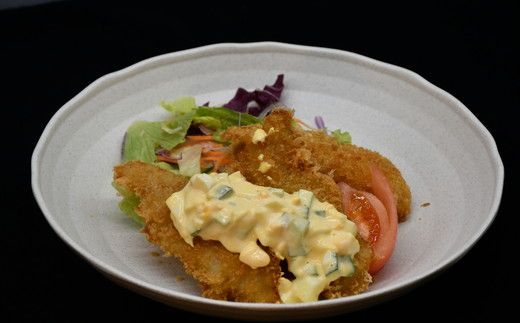 【002272】魚市場の手作り白身フライ　４８個