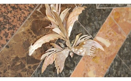 石材プロの作品 「 鳳凰降臨 」( 壁かけ オブジェ ) 家具 アート 一点もの 一点モノ テーブル オブジェ 壁かけ 作品 ハンドメイド 手作り 職人 完成品 国産 木材 石材 金属 おしゃれ アンティーク調 食卓 [DZ001ci]