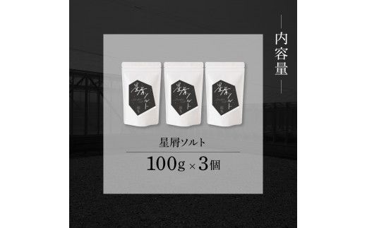 銀象ソルト Ginzo-Salt 星屑ソルト 100g×３個セット 合計300g 塩 しお 調味料 天日塩 完全天日塩 国産 高知県産 ソルト ミネラル 健康 料理 調理 お塩 塩【塩杜氏銀象】 [BQBX004]