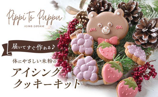 届いてすぐ作れる♪体にやさしい米粉のアイシングクッキーキット