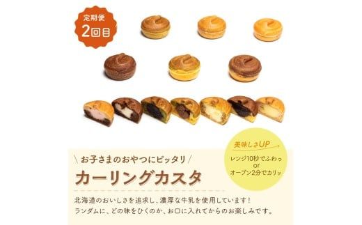 【3ヵ月定期便】カーリングスイーツ ( スイーツ 定期便 北海道 北見 カーリング おやつ 毎月お届け )【999-0193】