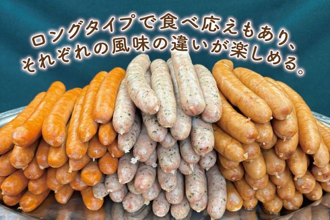 ３種のソーセージ【ロングタイプ】食べ比べセット【お弁当 朝食 おつまみ】(AR203)