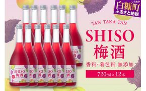 鍛高譚（たんたかたん）の梅酒[720ml]【12本セット】