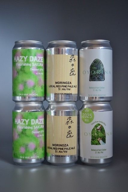 伊那の森素材で醸す、森林浴気分に浸れるクラフトビール6本セット　350mL缶×6本（2種類以上）|伊那市 長野県 信州 クラフトビール スペシャル お酒 アルコール ビール【015-40】