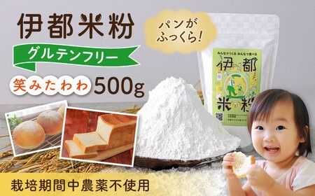 伊都 米粉 笑みたわわ 500g 糸島市 / フルタク [AHN007] 米 米粉 米粉パン 国産 国内産 グルテンフリー アレルギー