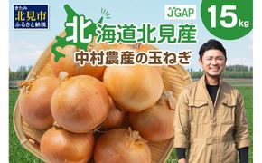 【予約：2026年10月から順次発送】北海道北見産 玉ねぎ 15kg ( 野菜 たまねぎ タマネギ 玉葱 玉ねぎ 甘い Lサイズ 15キロ 玉ねぎ生産量日本一 )【002-0010-2026】