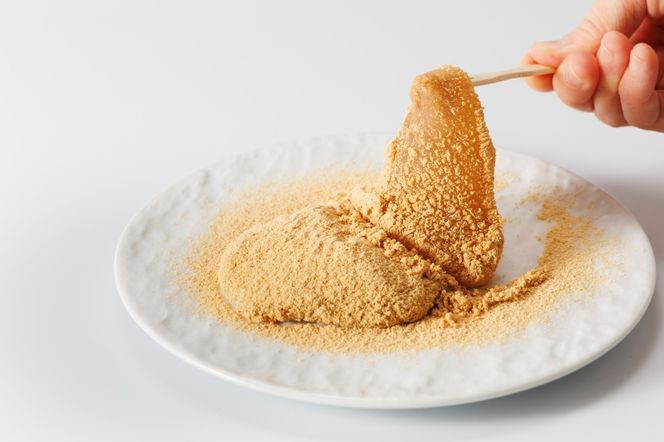 生わらび餅専門店「絆わらび餅」のとろ～り食感の生わらび餅