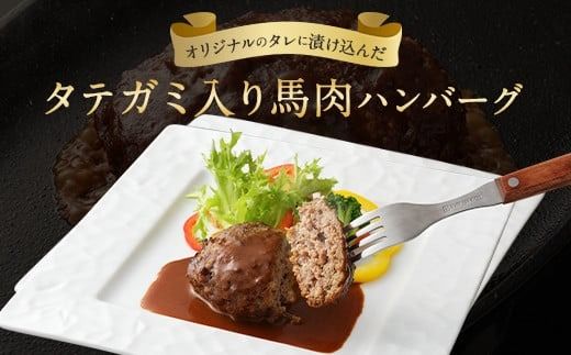 タテガミ 入り 馬肉 ハンバーグ (デミソース含む) 200g×8個