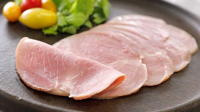 筑波ハム しっとり柔らか ボンレスハム 2個 合計800g 茨城県産 『 常陸の輝き 』 ブランド豚 銘柄豚 ( 茨城県共通返礼品 ) 肉 豚 熟成 贅沢 ハム [FA010us]