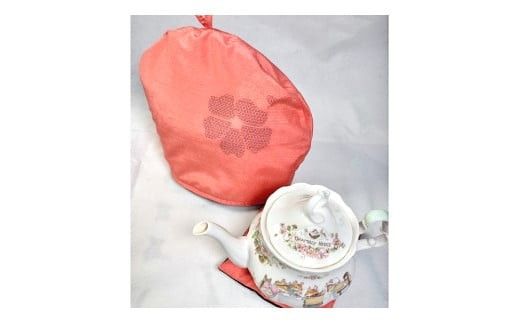 本場結城紬 リメイク ティーポット コーゼ（大） 結城紬 ティーポットコーゼ [BN037ci]