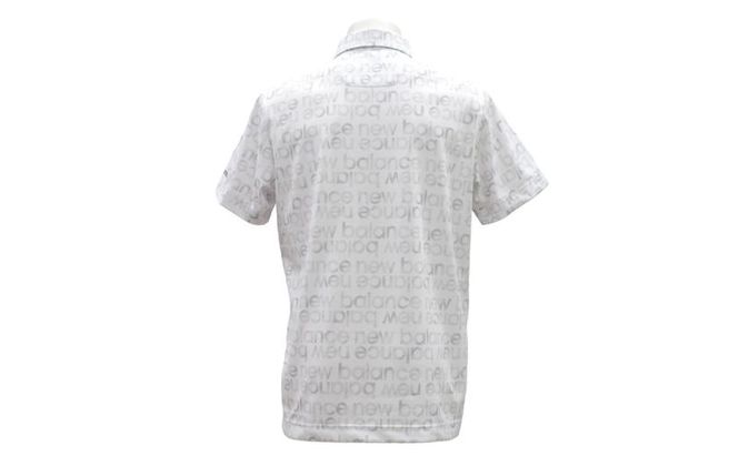 ニューバランスゴルフ ウェア 半袖 ポロシャツ メンズ 通気性 ホワイト 012-6168007