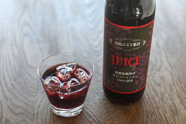 食の都庄内 月山ぶどう果汁100％ジュース 6本セット 濃厚 ブドウジュース ぶどう 保存料不使用