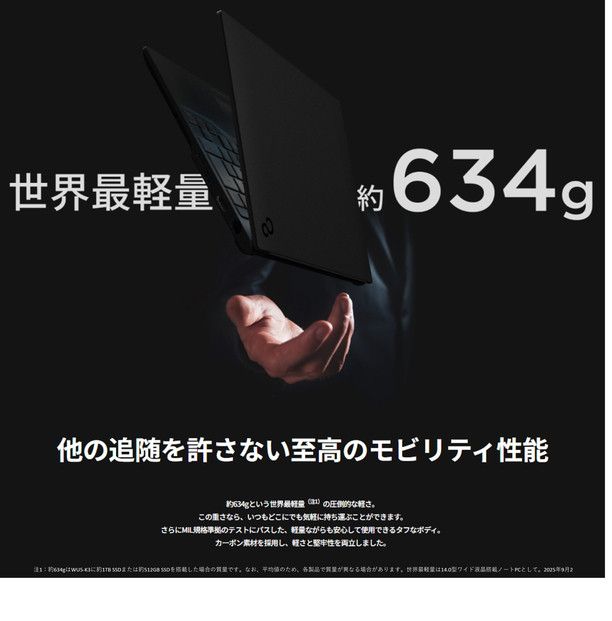 【2025年モデル】ノートパソコン 富士通 FMV WU5-K3 Windows11 IntelCoreUltra7 255U メモリ32GB 約1TB SSD Office有り 322032_CK094