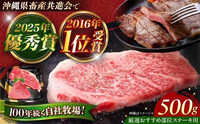 [厳選!おすすめ部位]沖縄和牛 佐渡山牛 ステーキ肉 500g ステーキ 牛肉 和牛 焼肉 赤身 沖縄市 / 肉のサブロー[BCBC001]