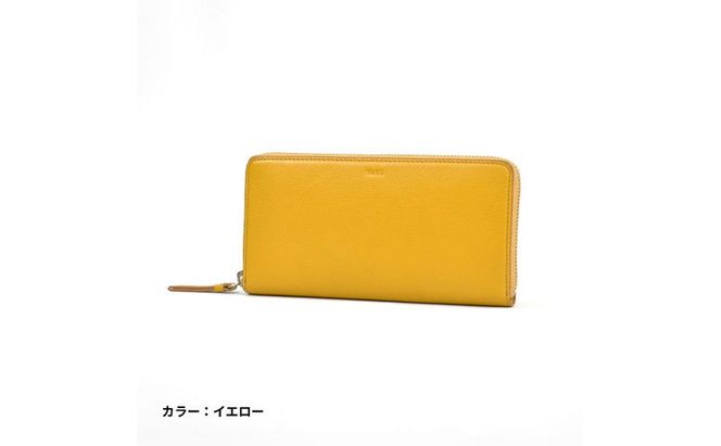 レディース本革長財布 4M2-1151（・イエロー）