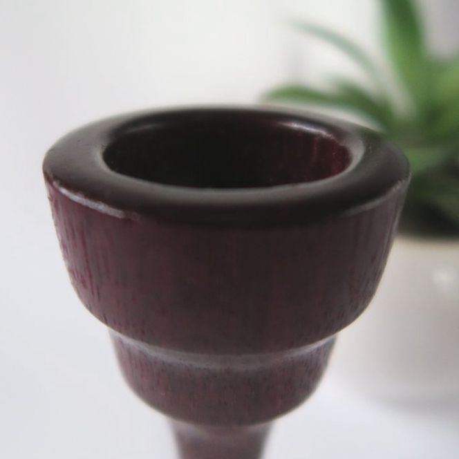 木製マウスピース（チューバ用） パープルハート ［195S04］ 木製マウスピース チューバ用 木製 マウスピース チューバ サウンド コントロール アンサンブル 演奏 長時間 疲れない 金属アレルギー 耐久性 菌耐性 虫耐性 クラシック JAZZ 製品保証 愛知県 小牧市 送料無料